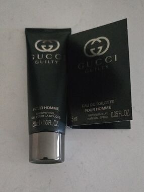Brand New never used Sealed GUCCI Guilty Pour Homme shower gel Trvl Gucci Guilty
